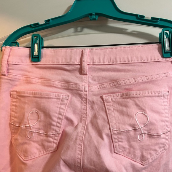 Lilly Pulitzer south ocean high rise pink jeans size 8 - Picture 9 of 9